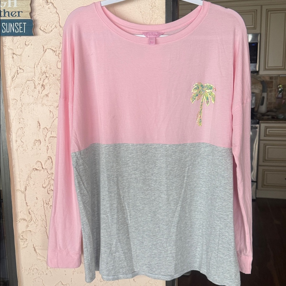 Lilly Pulitzer Palm Beach 🏖️ ladies cotton long sleeve New